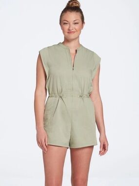 Calia Romper Calia soft utility romper smudge sage large